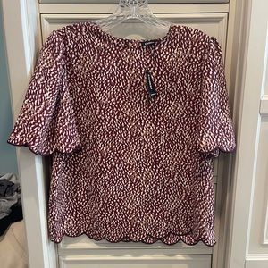 Express patterned blouse